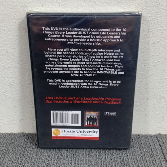 10 Things Every Leader Must Know (DVD, 2010) Hustle University New Sealed - Picture 2 of 6